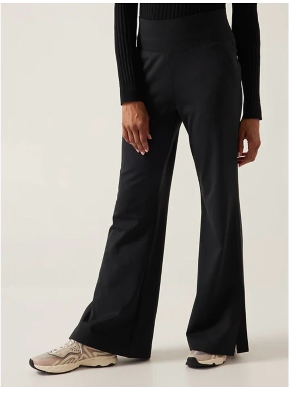 Athleta Venice Pant Womens Flare High Rise Stretch - Black - XS